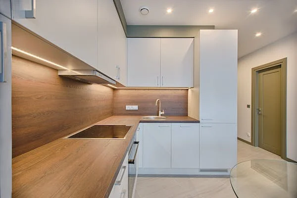 a modern kitchen